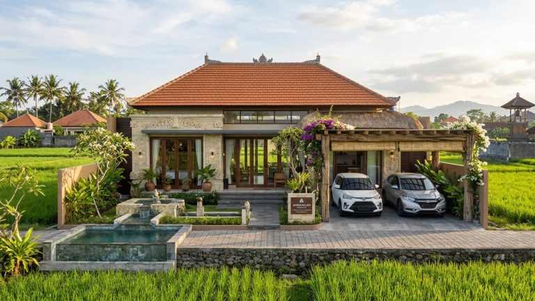 Villa Impian di Bali! Ambengan Residence: Hunian Asri, View Sawah, & Akses Strategis