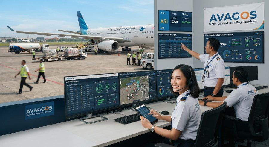 menampilkan monitoring data kebarangkatan pesawat