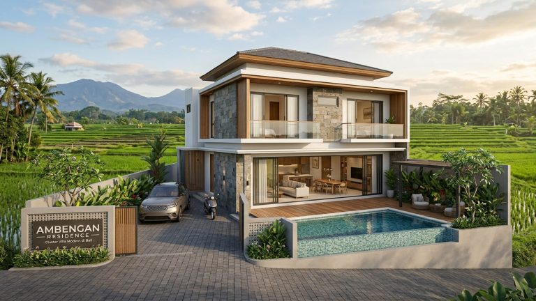 Ambengan Residence: Cluster Villa Modern di Bali dengan Pemandangan Sawah sebagai Pilihan Hunian dan Investasi