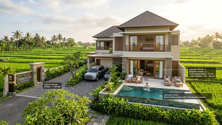 Ambengan Residence Bali: Review Spesifikasi, Harga, dan Potensi Investasi Villa Sawah