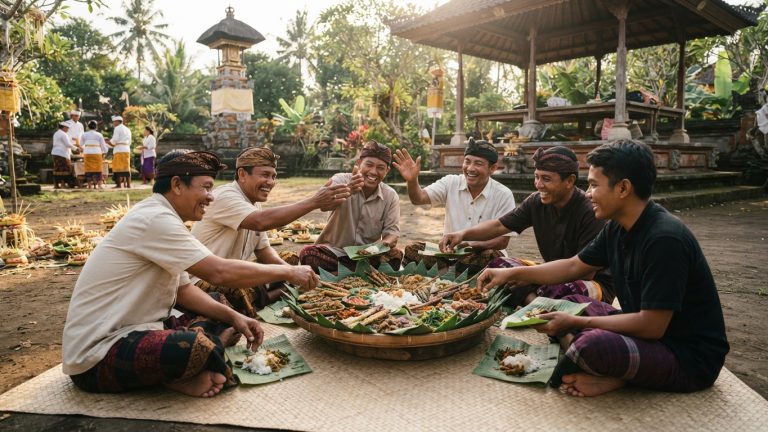 Mengenal Megibung: Tradisi Makan Bersama yang Mengikat Rasa Kebersamaan Karangasem