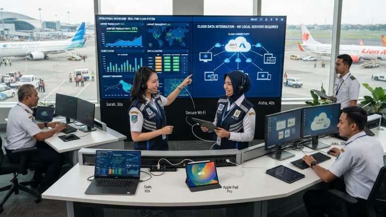 Cara Meningkatkan Produktivitas Operasi Bandara Tanpa Server Lokal Menggunakan AVAGOS