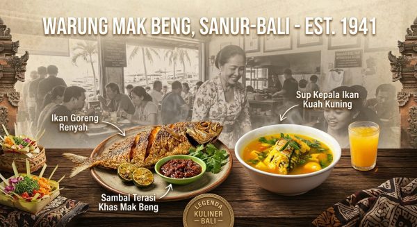Menikmati Kelezatan Warung Mak Beng: Kuliner Legendaris Bali yang Mendunia