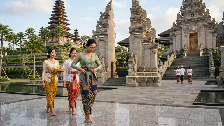 DI BALI, KEBAYA AJA NGGAK CUKUP: Kenapa Perempuan Harus Pakai Senteng ke Pura?