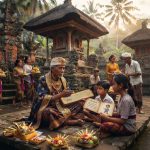 Ilustrasi sejarah dan misteri di balik lagu tradisional Bali Ratu Anom