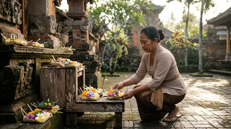 Mengapa Orang Bali Menghaturkan Canang Setiap Hari? Ini Makna Rahasia di Baliknya
