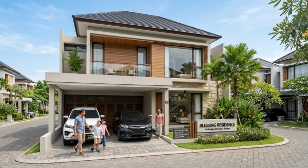 Cari Rumah Luas di Denpasar Selatan? Blessing Residence Punya Garasi 2 Mobil & 4 Kamar!