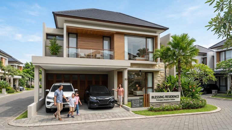 Cari Rumah Luas di Denpasar Selatan? Blessing Residence Punya Garasi 2 Mobil & 4 Kamar!