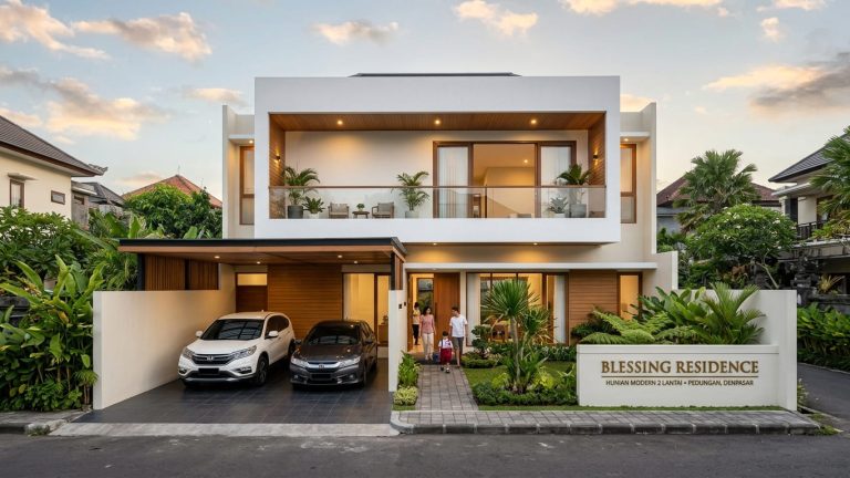 Rumah 2 Lantai Mewah di Denpasar Cuma 2,1 Miliar? Intip Pesona Blessing Residence!