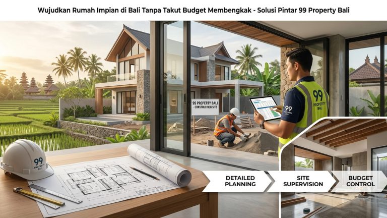Mau Bangun Rumah di Bali tapi Takut Budget Membengkak? Begini Solusinya dari 99 Property Bali