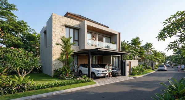 Blessing Residence Denpasar: Hunian Mewah 2 Lantai Bergaya Minimalis Modern di Bali