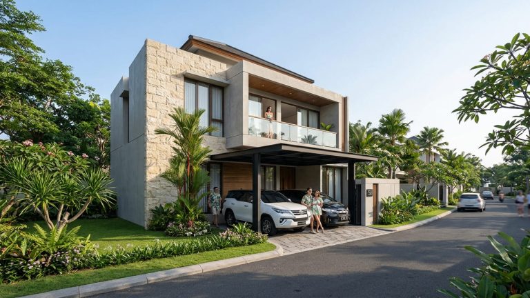 Blessing Residence Denpasar: Hunian Mewah 2 Lantai Bergaya Minimalis Modern di Bali