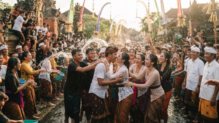 Omed-Omedan Banjar Kaja Sesetan: Ritual Unik Pasca-Nyepi Penuh Keakraban