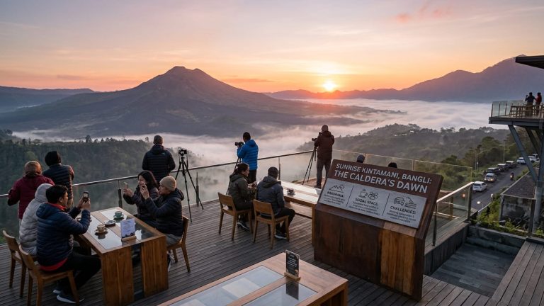 Sunrise Kintamani Bangli: Pesona Matahari Terbit di Balik Pegunungan Bali