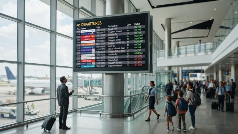 Investasi Teknologi Bandara: Biaya dan Keuntungan Memasang Flight Schedule TV