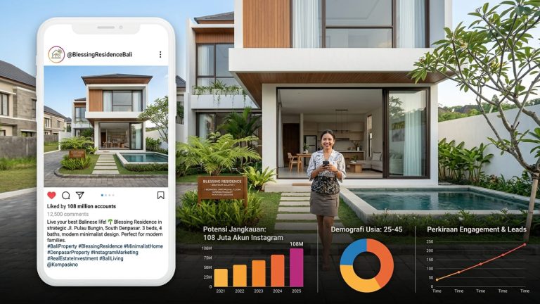 Jual Properti Tanpa Ribet: Strategi Instagram Ads untuk Blessing Residence Bali