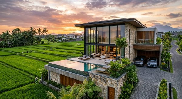 Villa Cluster di Denpasar Selatan Tawarkan Hunian Nyaman dengan Pemandangan Sawah, Harga Mulai Rp2,2 Miliar