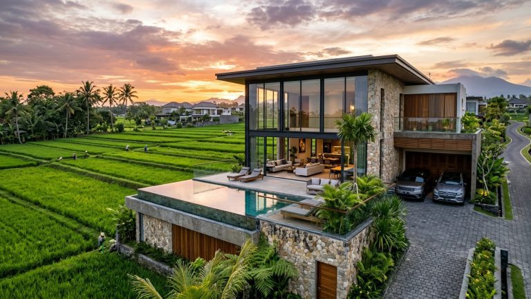 Villa Cluster di Denpasar Selatan Tawarkan Hunian Nyaman dengan Pemandangan Sawah, Harga Mulai Rp2,2 Miliar