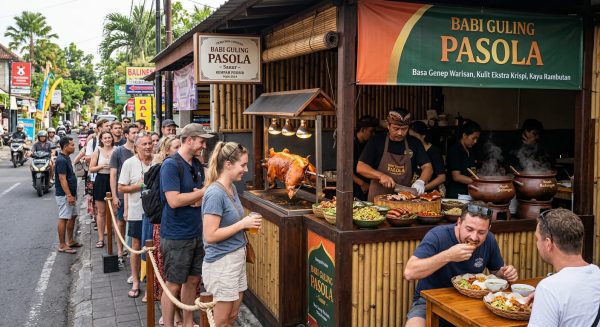 Inovasi Kuliner Nusantara: Babi Guling Pasola Hadirkan Sensasi Rempah Pesisir yang Laris Manis di Sanur