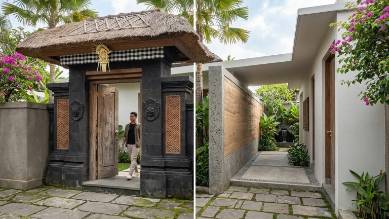 Rahasia Tersembunyi pada Pintu Masuk Rumah Tradisional Bali