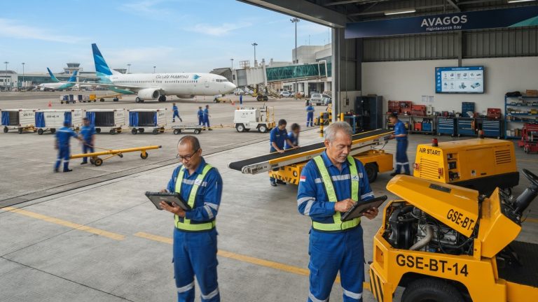 Kelola Inventaris dan Perawatan Alat Berat Bandara Lebih Mudah dengan GSE ManagementAVAGOS
