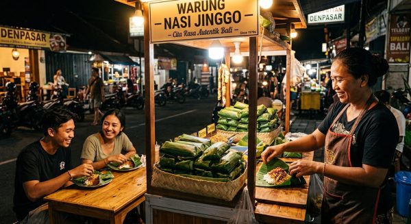 Nasi Jinggo: Cita Rasa Autentik dan Kehangatan Kuliner Kaki Lima khas Pulau Dewata