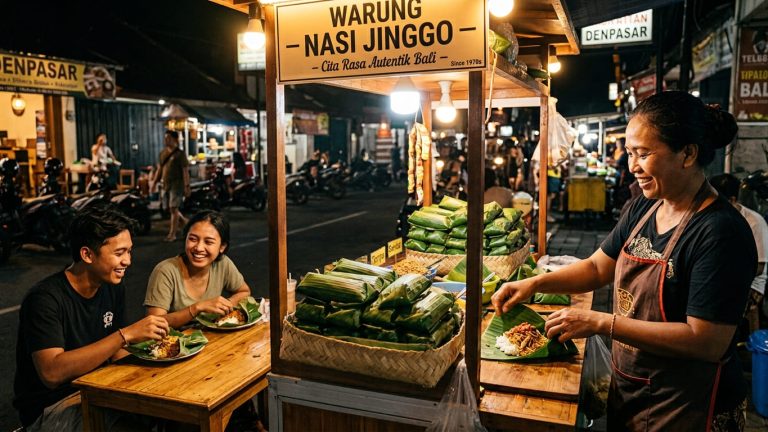 Nasi Jinggo: Cita Rasa Autentik dan Kehangatan Kuliner Kaki Lima khas Pulau Dewata